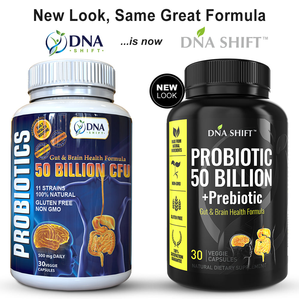 Probiotics© 50 Billion CFU, 11 Bacterial Strains 100% Natural Supplement - 60 Veg Caps (2x 30 Veg Caps Bottles Individually Boxed)
