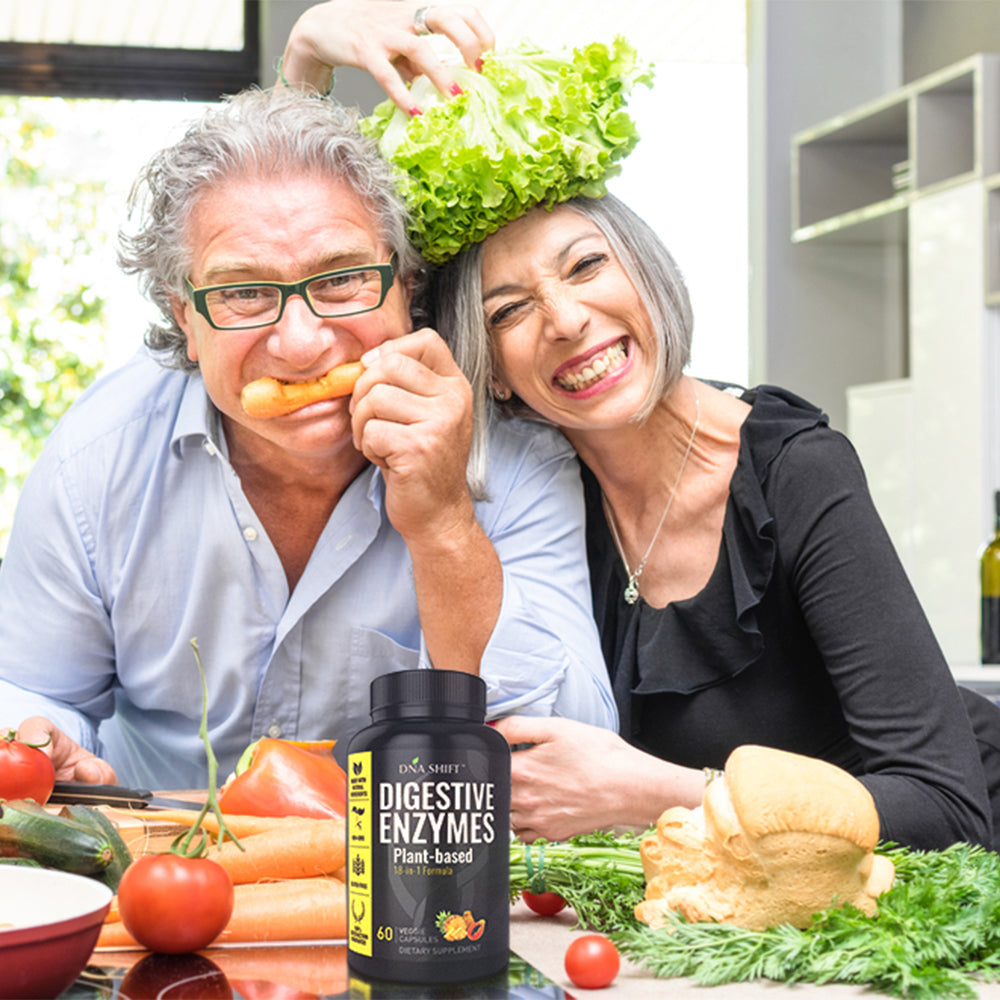 Digestive Enzymes - 180 Veggie Caps (3x 60 Veggie Caps Bottles Individually Boxed)