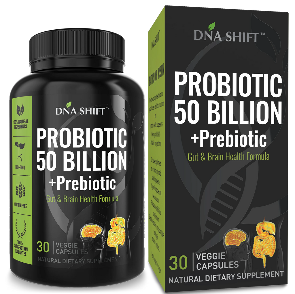 Probiotics© 50 Billion CFU, 11 Bacterial Strains 100% Natural Supplement - 30 Veg Caps