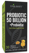 Probiotics© 50 Billion CFU, 11 Bacterial Strains 100% Natural Supplement - 30 Veg Caps