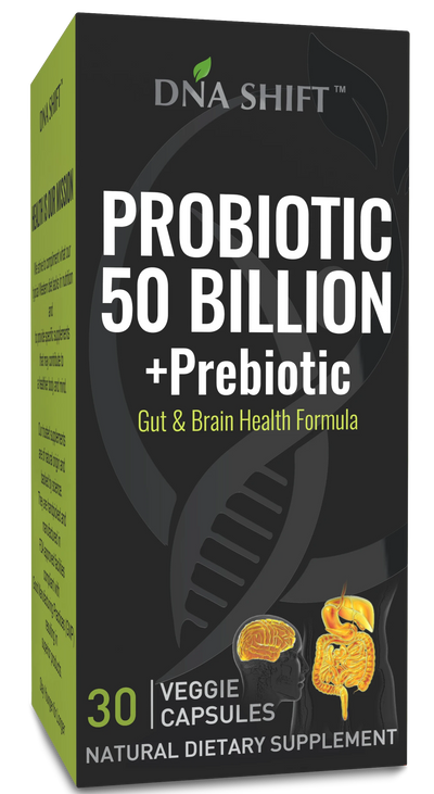 Probiotics© 50 Billion CFU, 11 Bacterial Strains 100% Natural Supplement - 30 Veg Caps