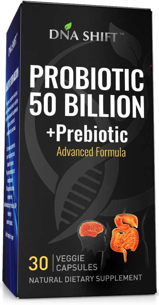 Probiotics© 50 Billion CFU Advanced Formula 100% Natural Supplement - 30 Veg Caps