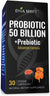 Probiotics© 50 Billion CFU Advanced Formula 100% Natural Supplement - 30 Veg Caps